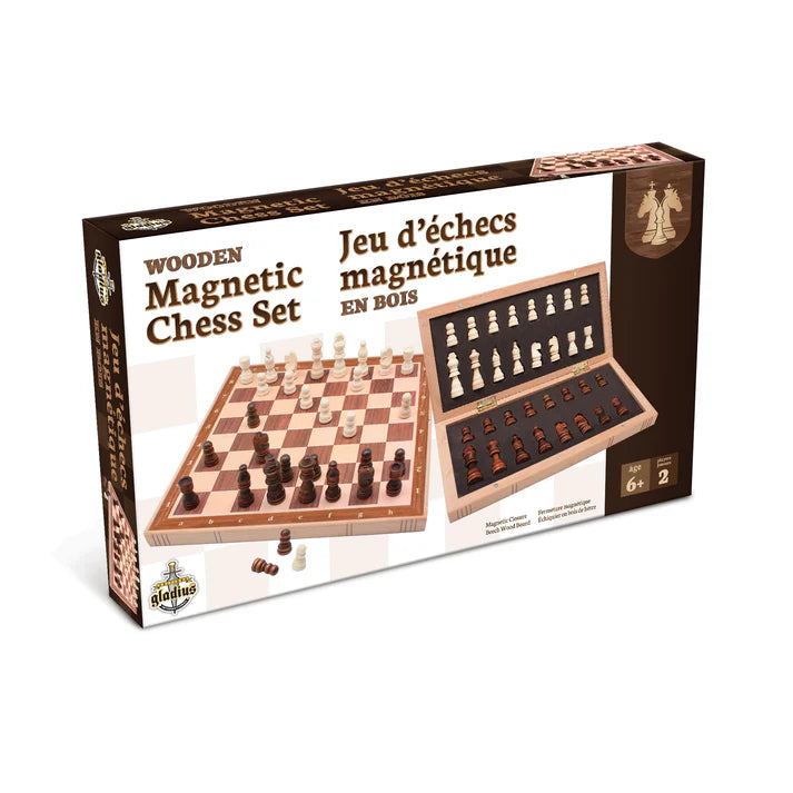 Travel Magnetic Wooden Chess Game
