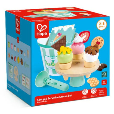 Hape Scoop & Serve Ice Cream Set