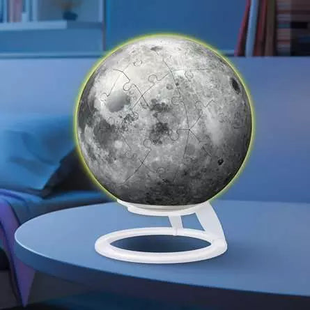 Ravensburger Glow In The Dark Star "The Moon" 72pc 3D Puzzle