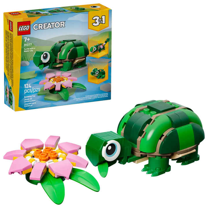 LEGO® Creator Turtle with a Water Lily Flower