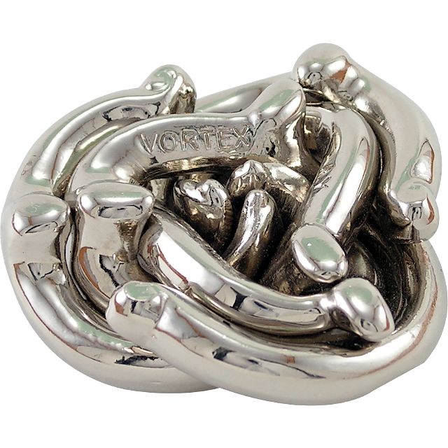 Huzzle Cast Vortex Metal Puzzle
