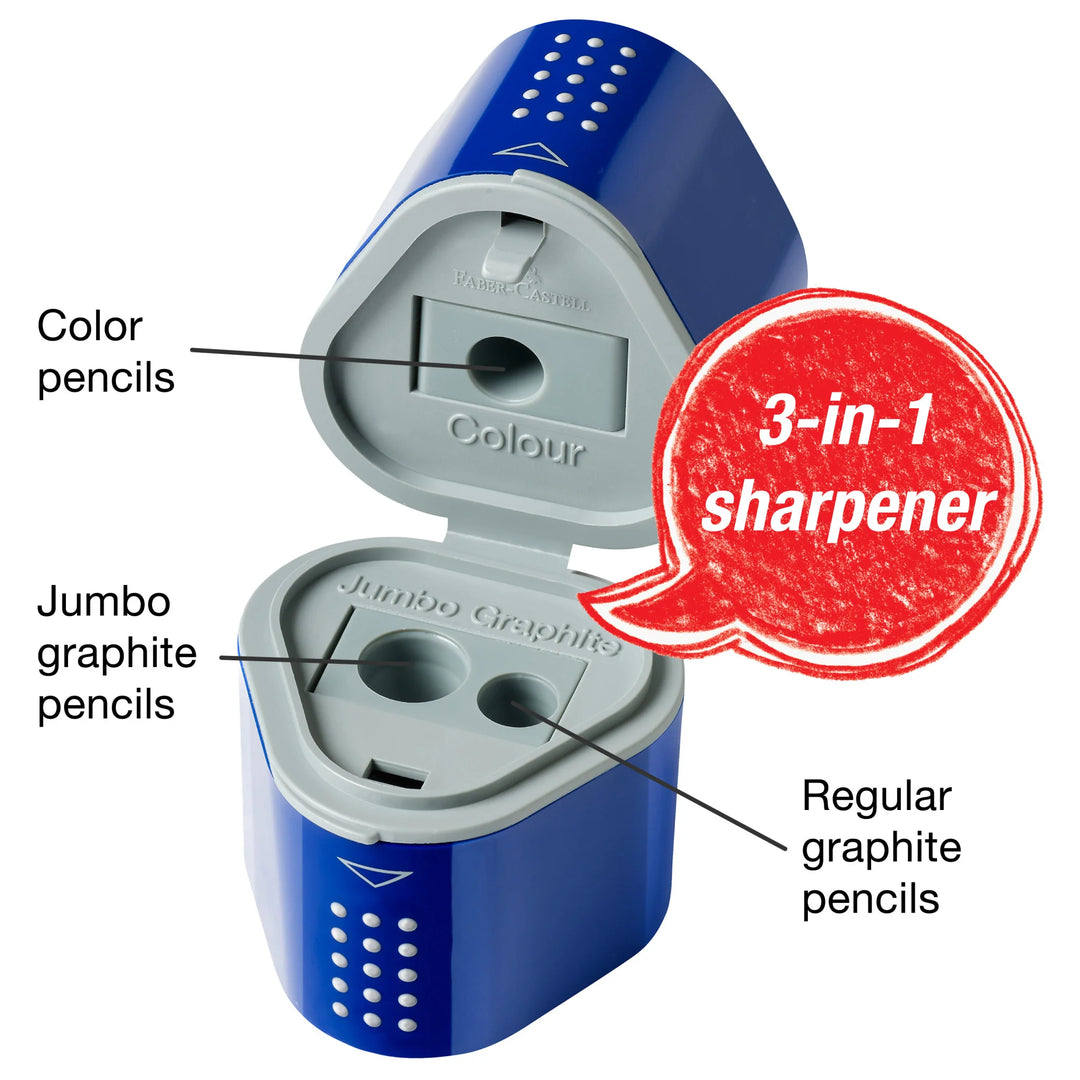 Faber-Castell Grip Trio Pencil Sharpener
