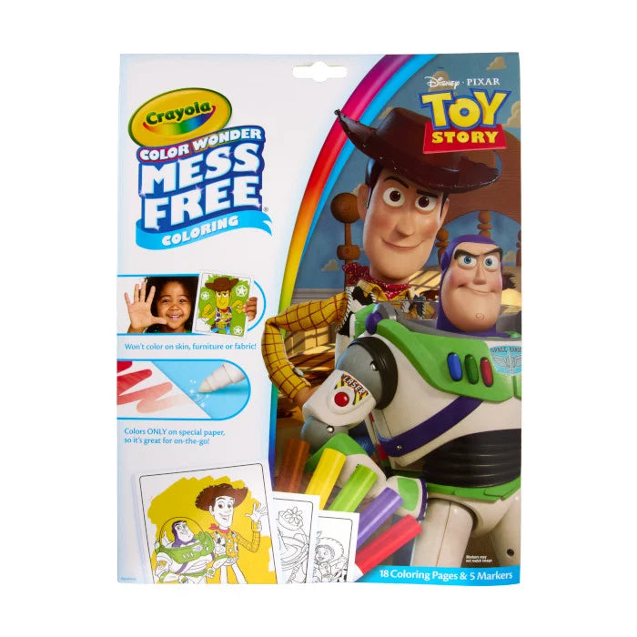 Crayola Toy Story 5 Colour Wonder Mess-Free Colouring Pages &amp; Mini Markers