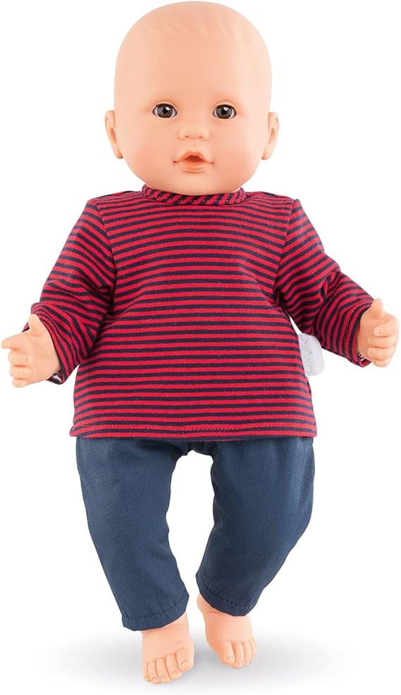 Corolle Striped T-Shirt & Pants for 14" Baby Doll
