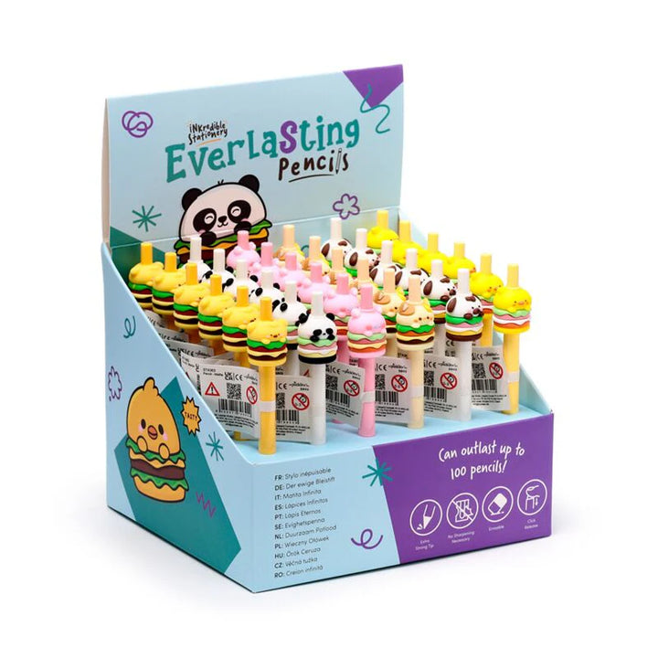 Foodiemals Cute Hamburger Everlasting Pencil