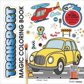 Transport Magic Colouring Book