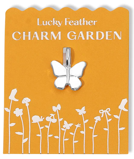 Charm Garden - Butterfly Charm - Silver