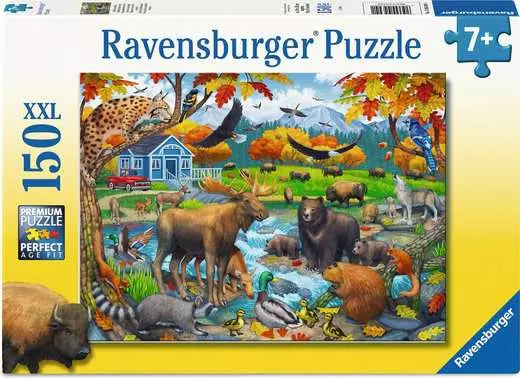 Ravensburger Wildlife Gathering 150pc Jigsaw Puzzle