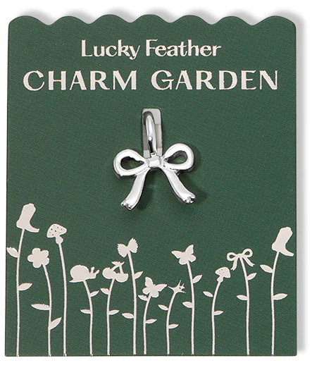 Charm Garden - Bow Charm - Silver
