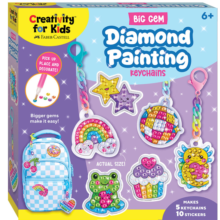 Big Gem Diamond Painting Keychains