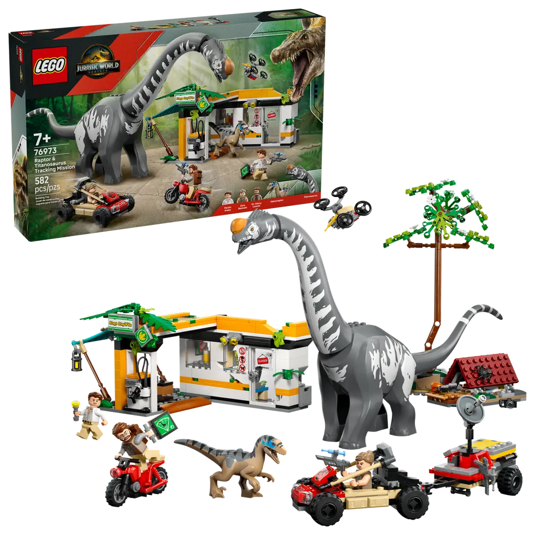 Lego Jurassic World Raptor & Titanosaurus Tracking Mission