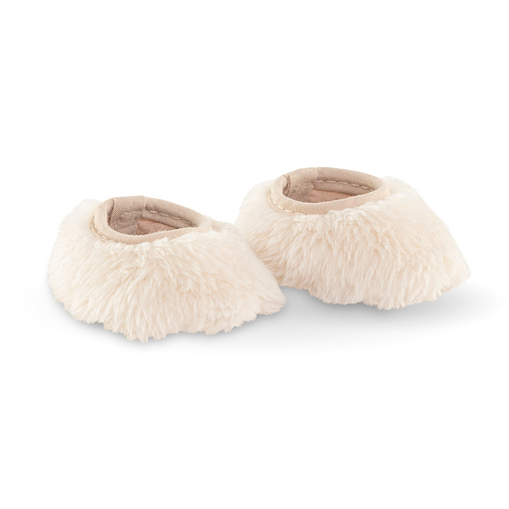 Corolle Sheepskin Slippers For 12" Baby Doll