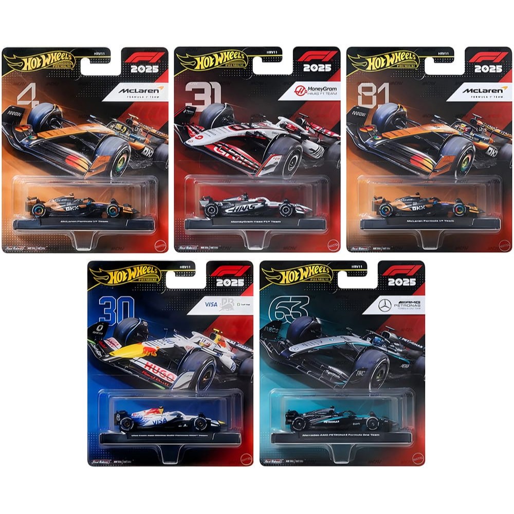 Hot Wheels® Premium - Formula 1 Vehicles Assorted