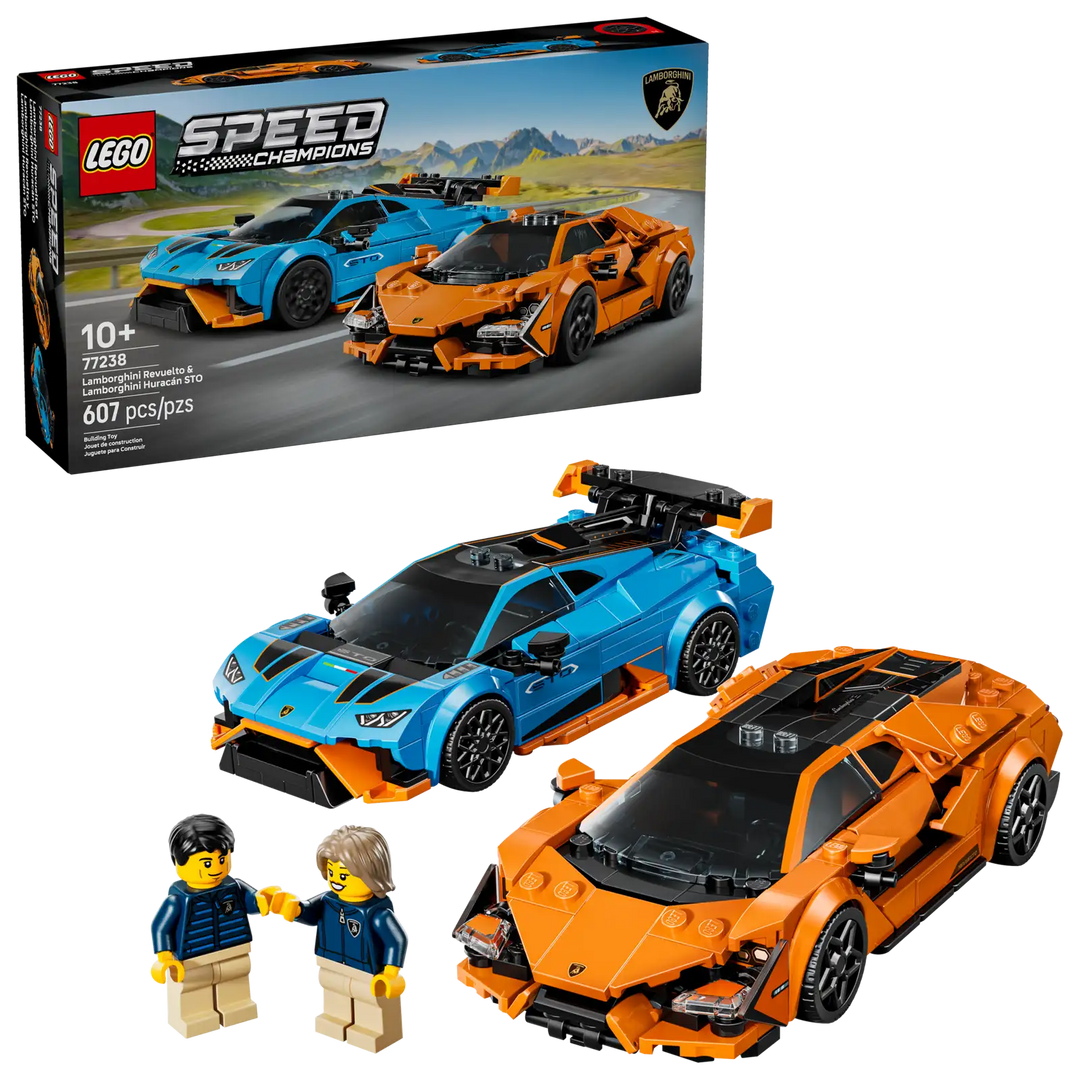 Lego® Speed Champions Lamborghini Revuelto & Huracán STO