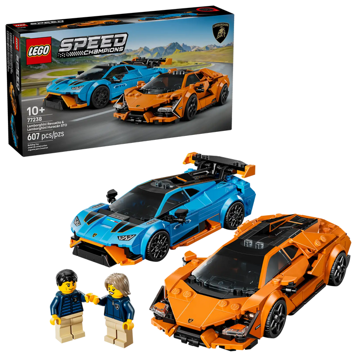 Lego® Speed Champions Lamborghini Revuelto & Huracán STO
