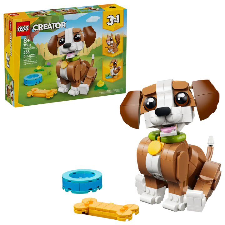 LEGO® Creator 3 in 1 Cute Animals: Playful Puppy Dog