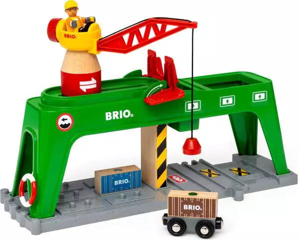 BRIO World Train Set Container Crane