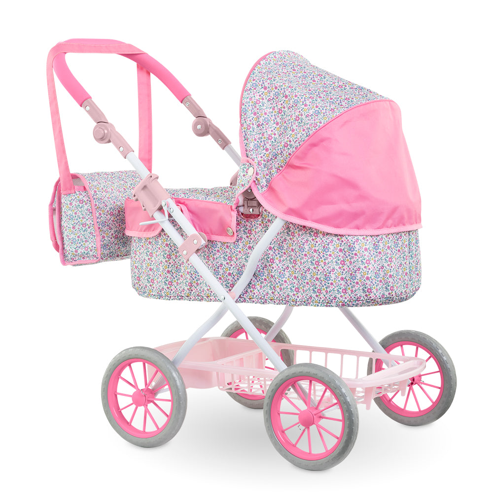 Corolle Flowered Carriage for 14"/17"/20" Doll