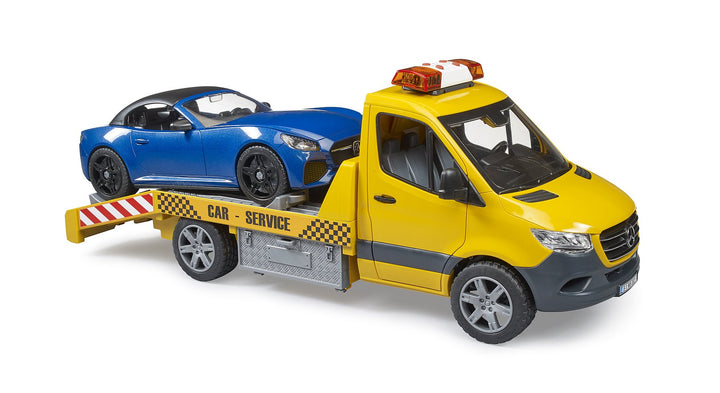 Bruder MB Sprinter Transporter with Roadster and Light & Sound Module
