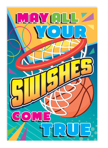 Basketball Enclosure Card
