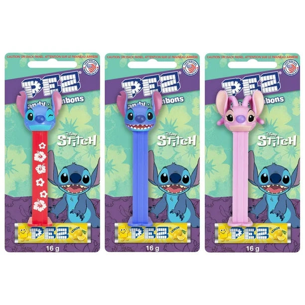 Stitch PEZ Dispenser & Candy Assorted