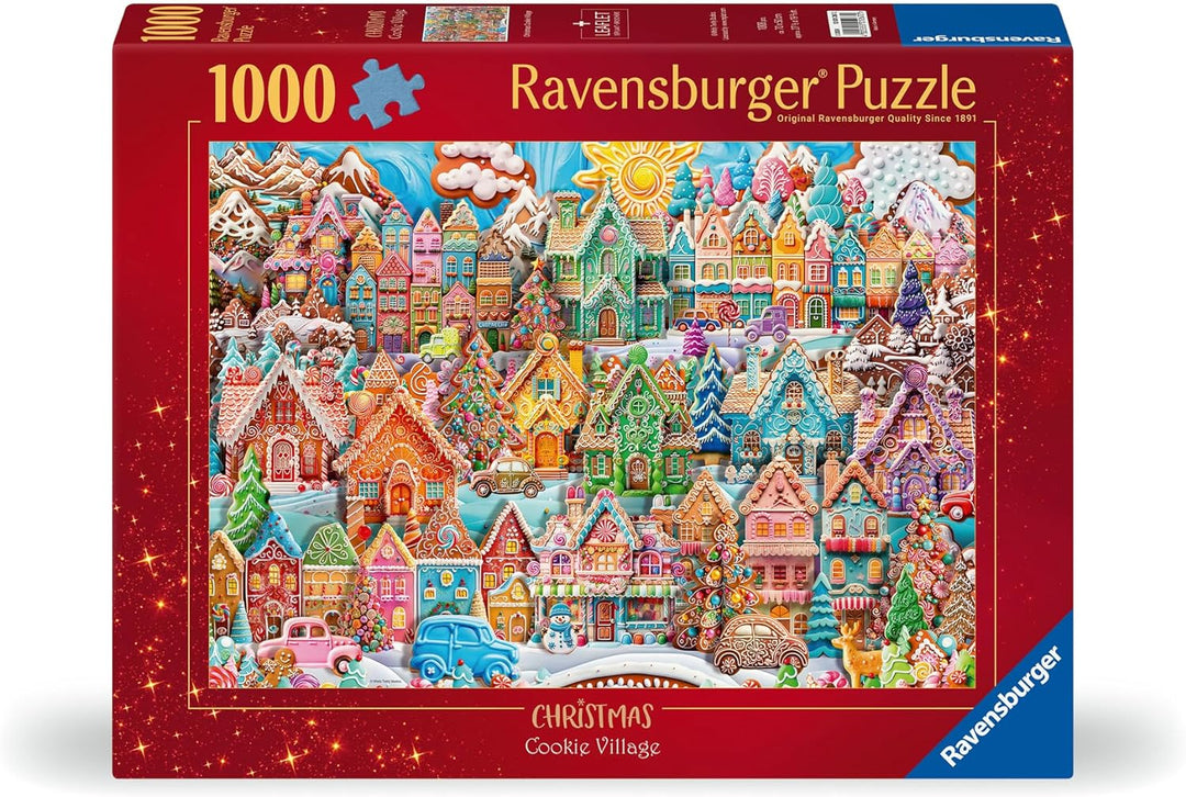 Ravensburger Christmas Cookie Village Jigsaw Puzzle 1000pc