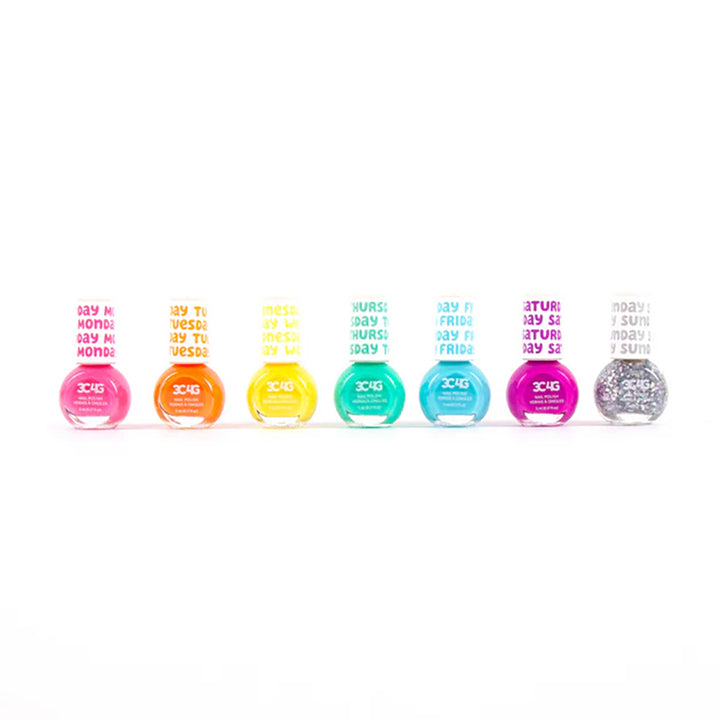 Rainbow Days Of The Week Nail Polish