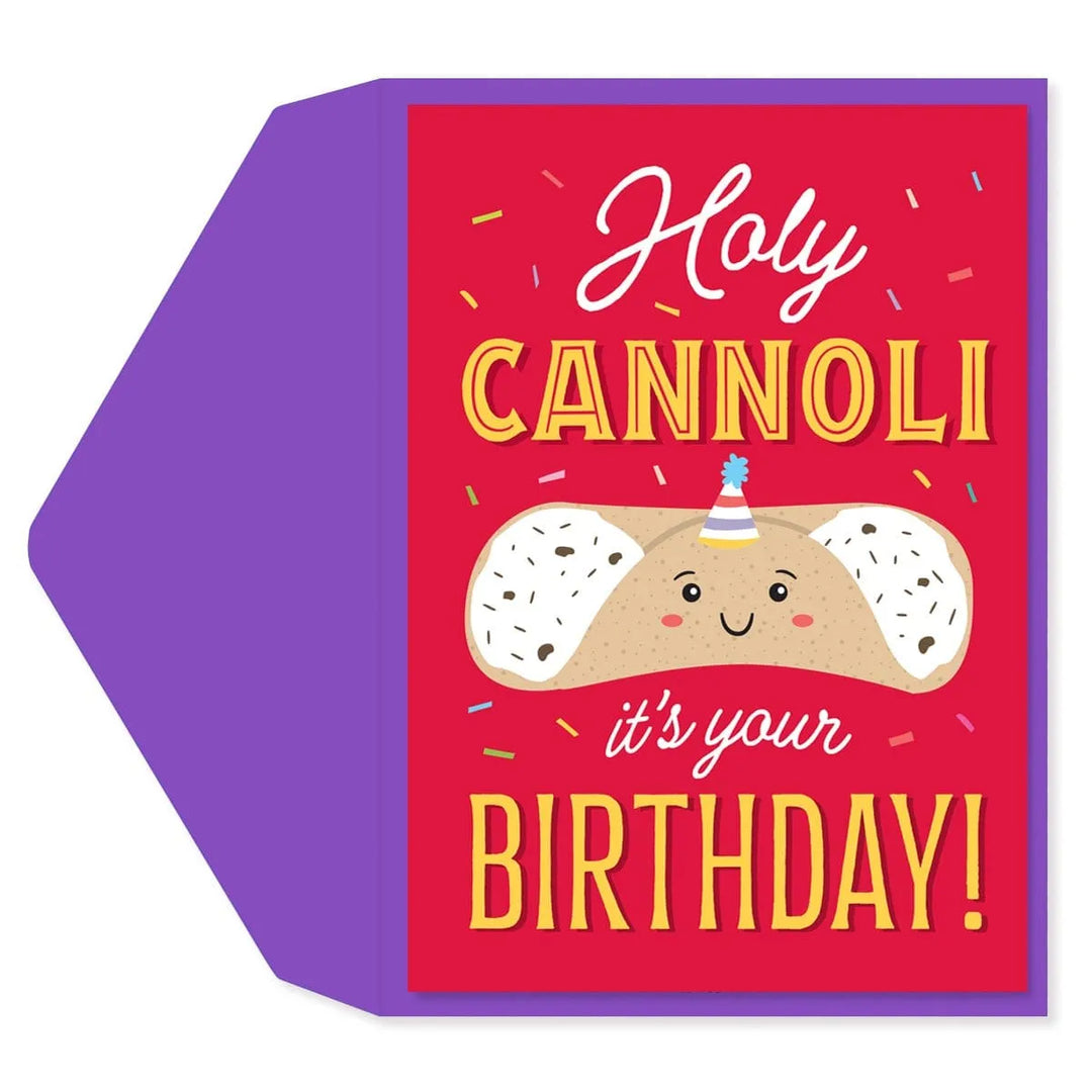 Holy Cannoli Birthday Card