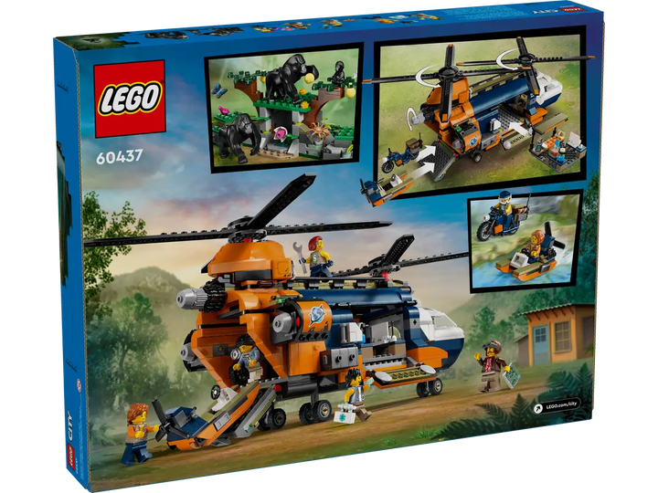 Lego® City Jungle Explorer Helicopter at Base Camp