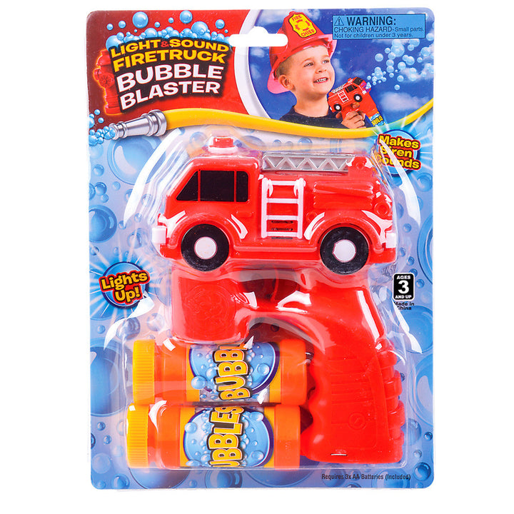 Light And Sound Fire Truck Bubble Blaster