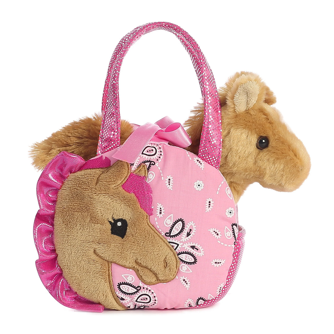 Fancy Pals™  5.5" Pretty Pony Plush &amp; Carrier Set