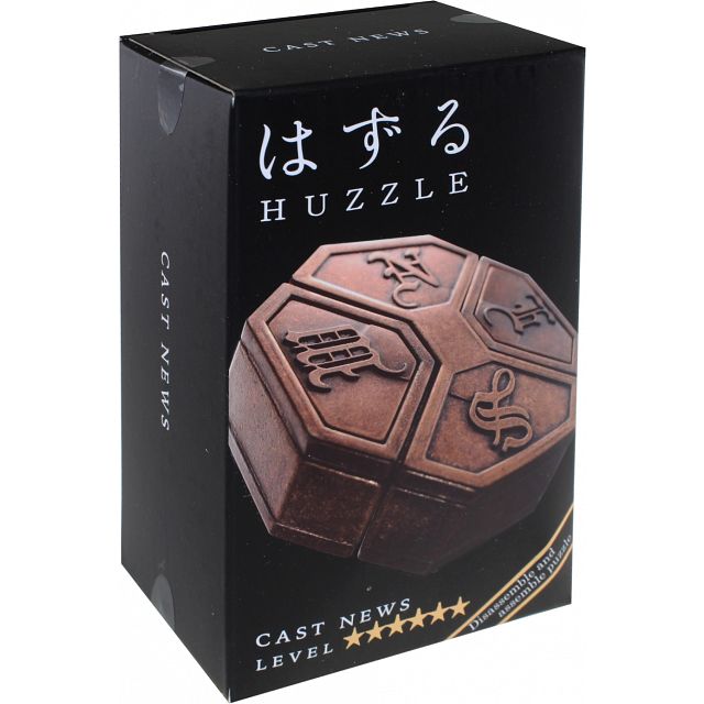 Huzzle Cast News Metal Puzzle