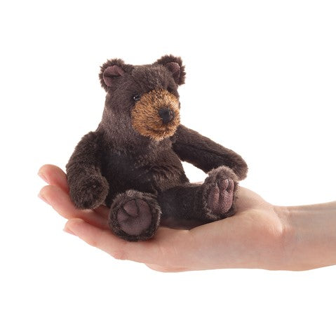 Folkmanis Mini Brown Bear Finger Puppet