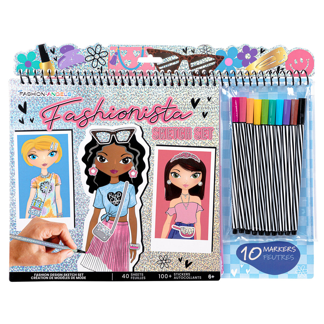 Fashion Angels: Fashionista Sketch Set w/ Markers