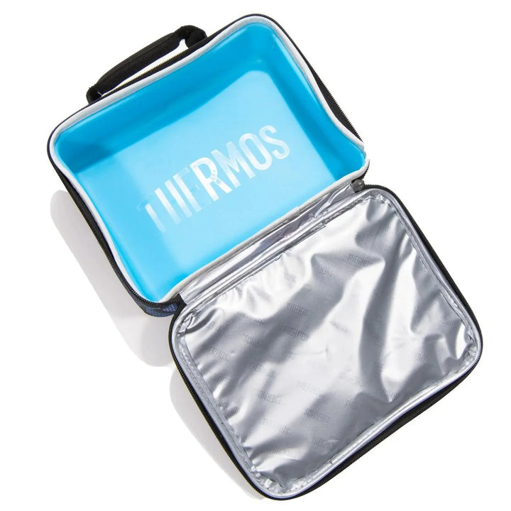 Thermos Blue Hatch Camo Soft Lunch Box With Mesh Pocket