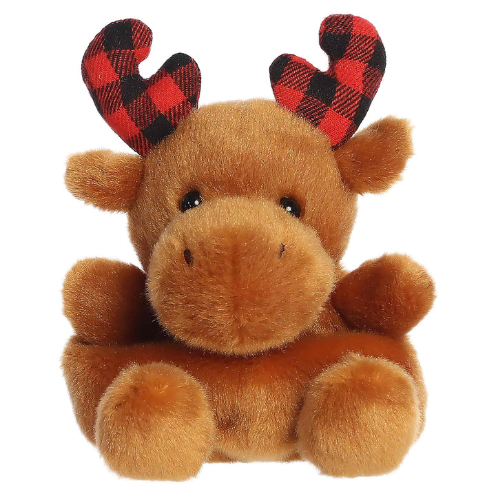 Palm Pals™ Clove Plaid Moose™ 4" Plush