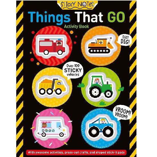 Sticky Notes: Things That Go Activity Book