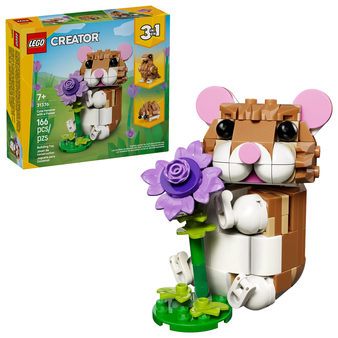 LEGO® Creator 3 in 1 Cute Hamster with a Flower