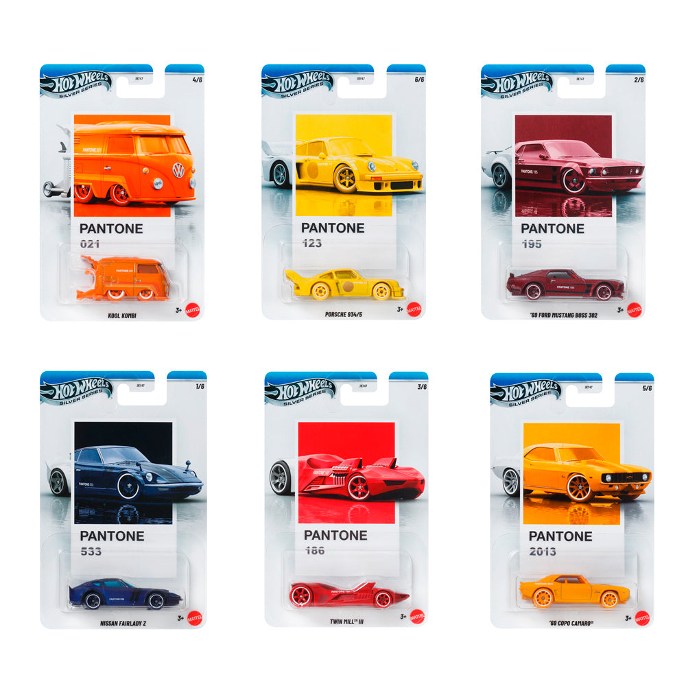 Hot Wheels Silver Series - Pantone Vehicle, Assortment