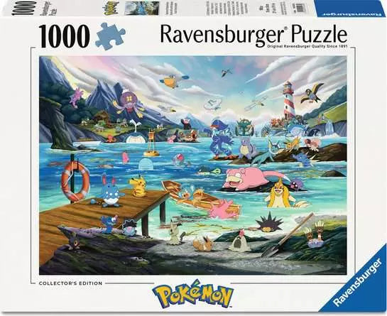 Ravensburger Pokémon- Vaporeon and Temperate Marine 1000pc Puzzle