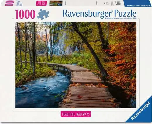 Ravensburger Autumnal Forest Path 1000pc Puzzle