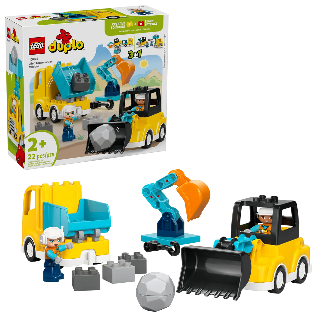 LEGO® Duplo® 3 in 1 Construction Vehicles