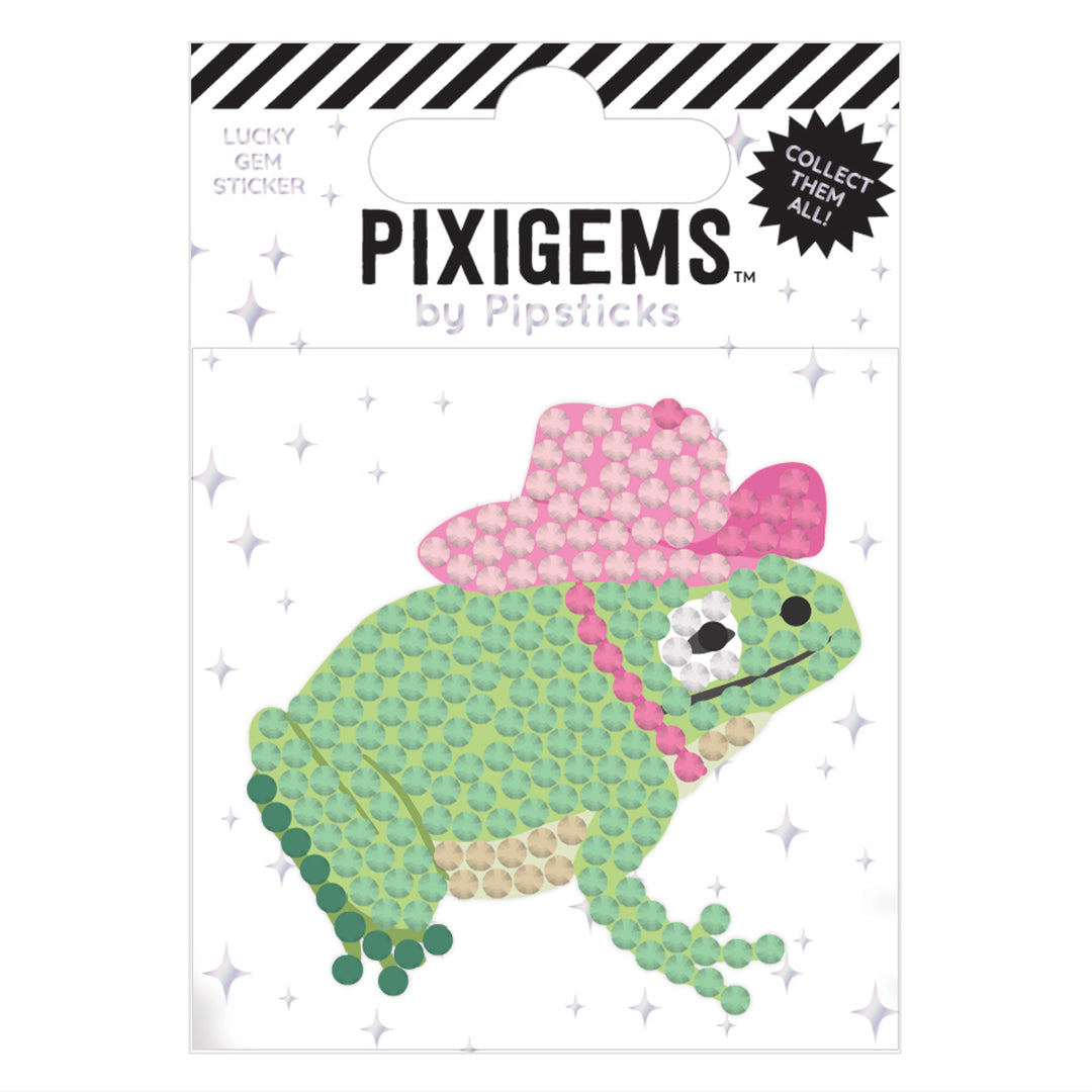 Pipsticks Pixigem Stickers Frankie Frog