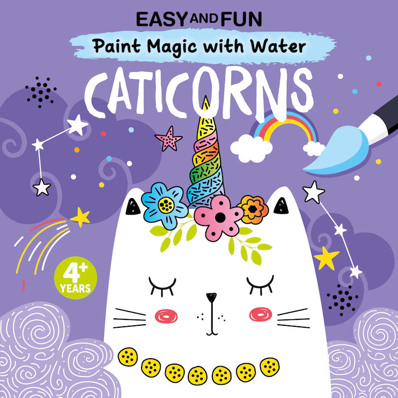 Easy and Fun Paint Magic with Water: Caticorns