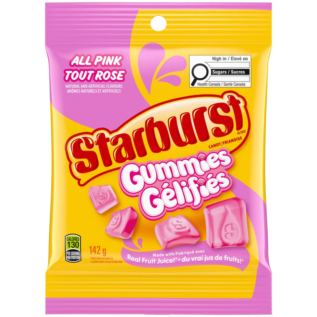 Starburst Gummies All Pink
