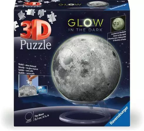 Ravensburger Glow In The Dark Star "The Moon" 72pc 3D Puzzle