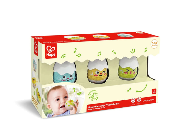 Hape Happy Hatchlings Wooble Rattles