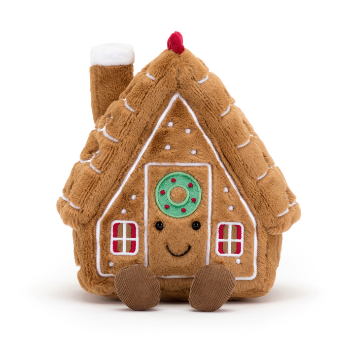 Jellycat Amuseables Gingerbread House - LIMIT ONE PER CUSTOMER