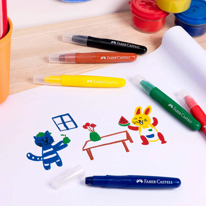 Little Creatives 6 Jumbo Creamy Crayons