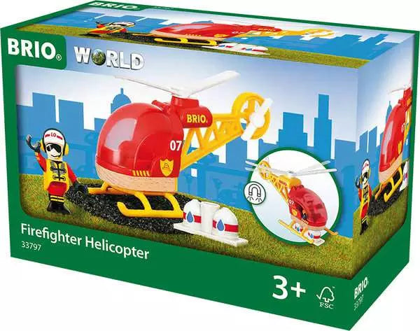 BRIO World Firefighter Helicopter